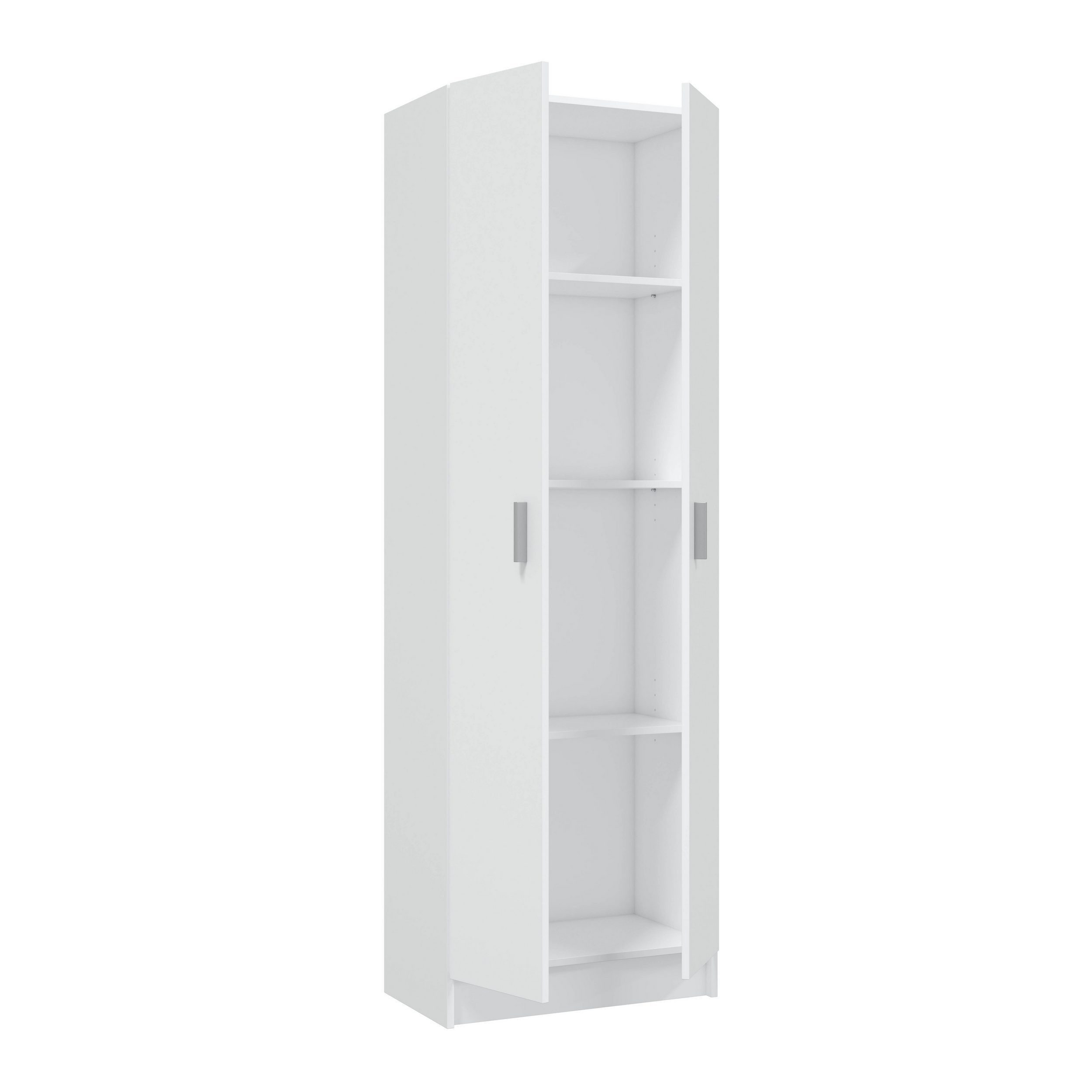habeig Mehrzweckschrank Schuhschrank Aktenschrank Kinderschrank Kleiderschrank weiss Höhe ca. 180 cm