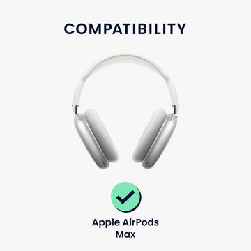 kwmobile Kopfhörer-Schutzhülle Hülle für Apple AirPods Max Case aus Polyester, Kopfhörer Tasche Etui - Cover in Dunkelblau