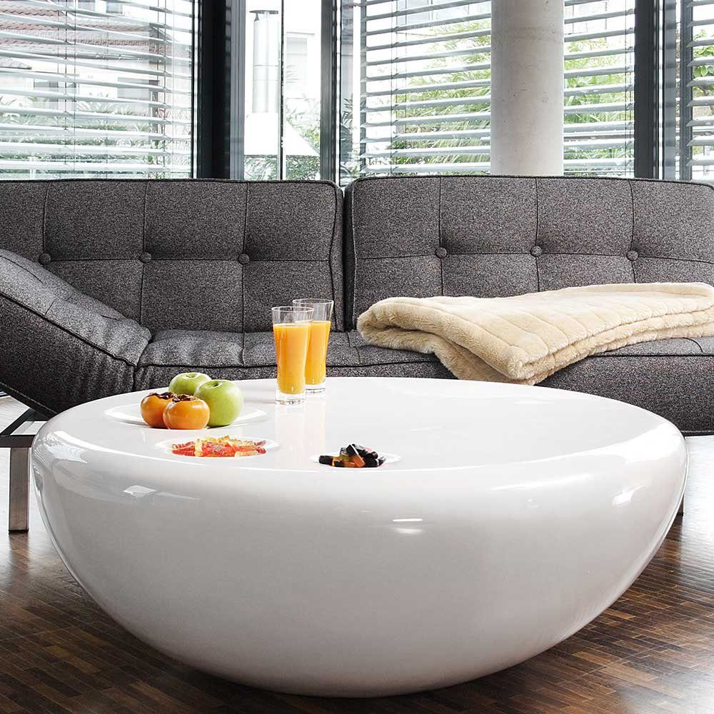 Pharao24 Couchtisch Sinizia, mit runder Tischplatte
