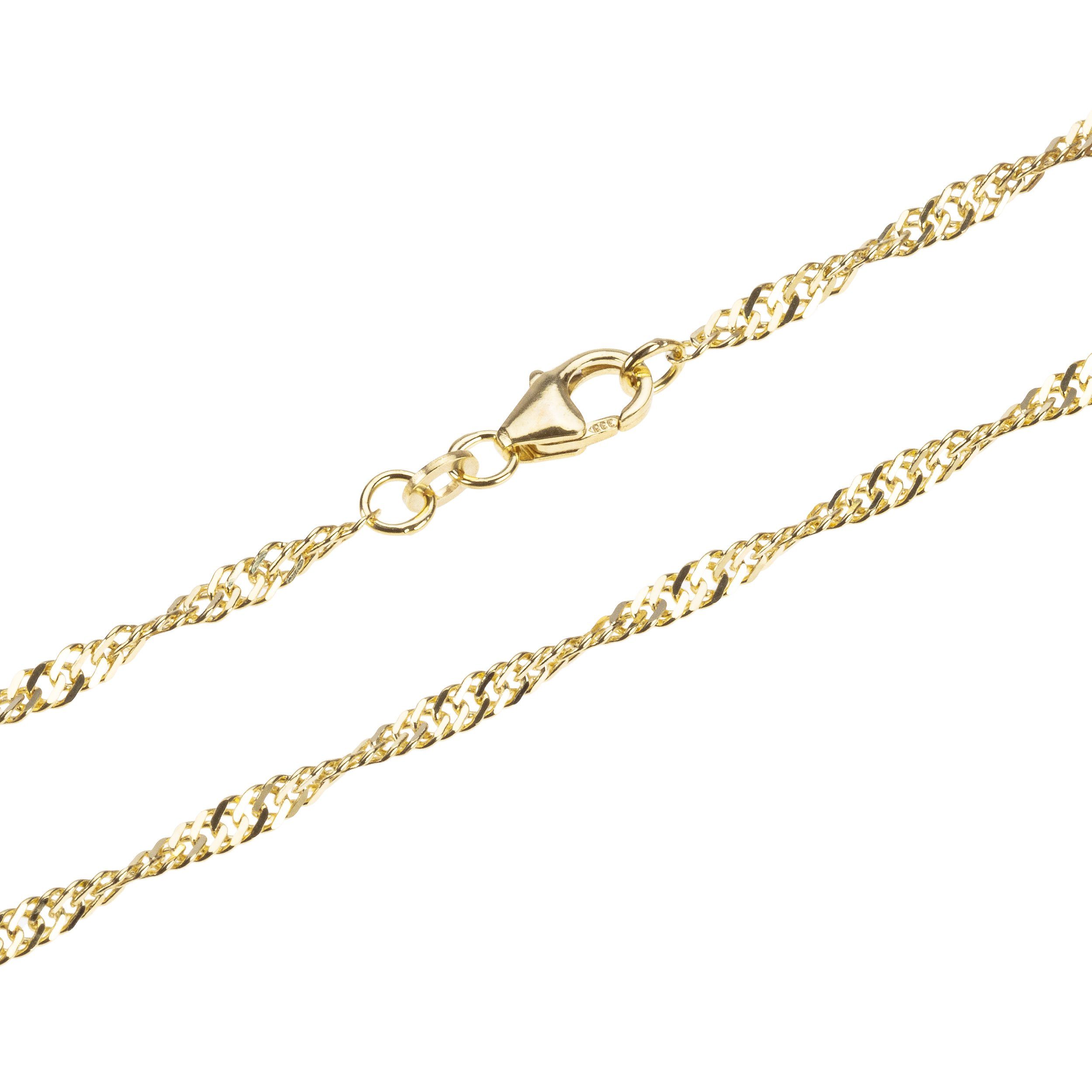 333 Armband A Damen Gelb NKlaus Kette Singapur 19cm Gold Goldarmband