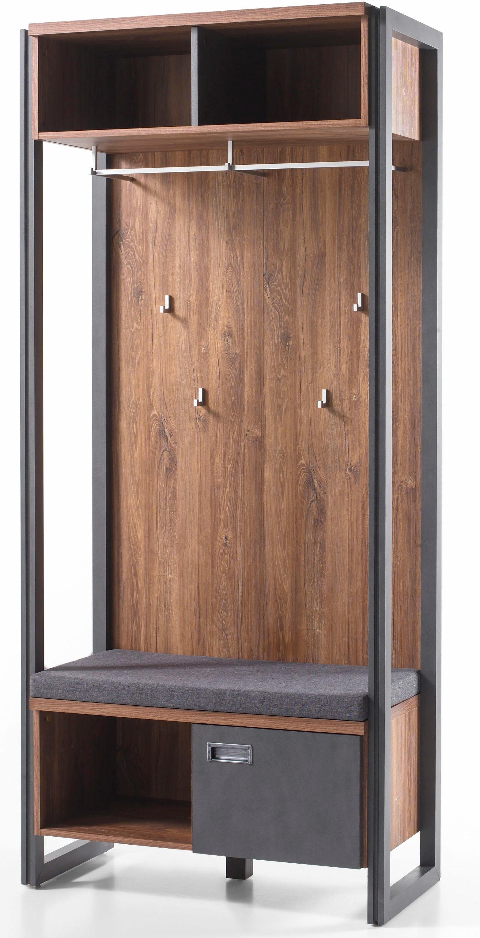 Home affaire Garderobenschrank Detroit 90 cm breit. Reduzierter Preis € 469,99. Unverbindliche Preisempfehlung € 689,99