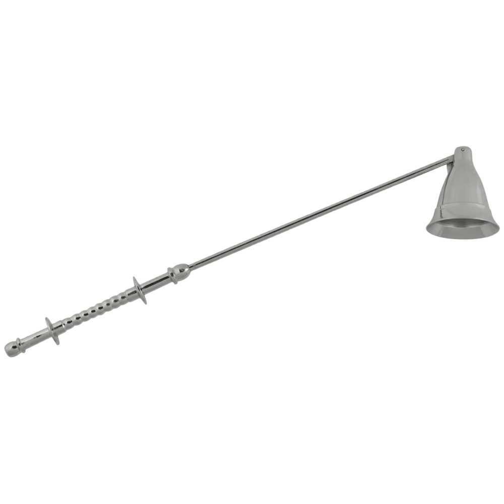 Schatzhauser Kerzenhalter Kerzenlöscher Metall 25cm silber oder gold (1 St)