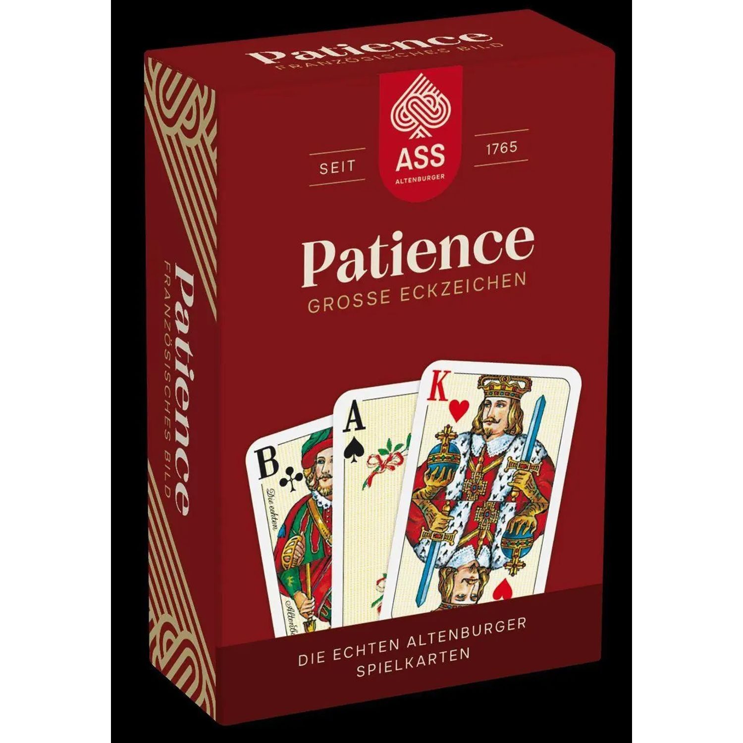 Cartamundi Spiel Patience, große Eckzeichen