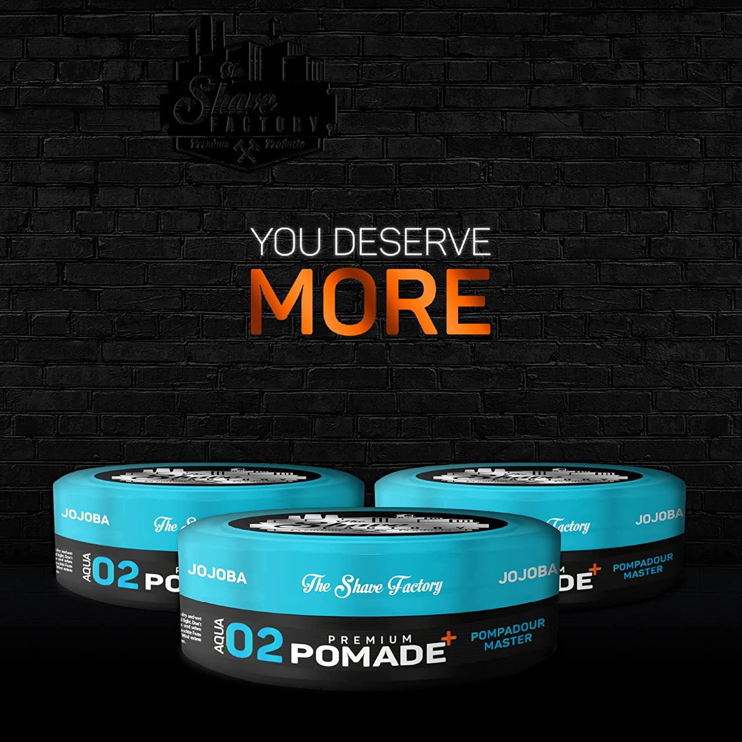 The Shave Factory Haarpomade The Shave Factory Premium Pomade 02 Pompadour extra starker Halt 150ml