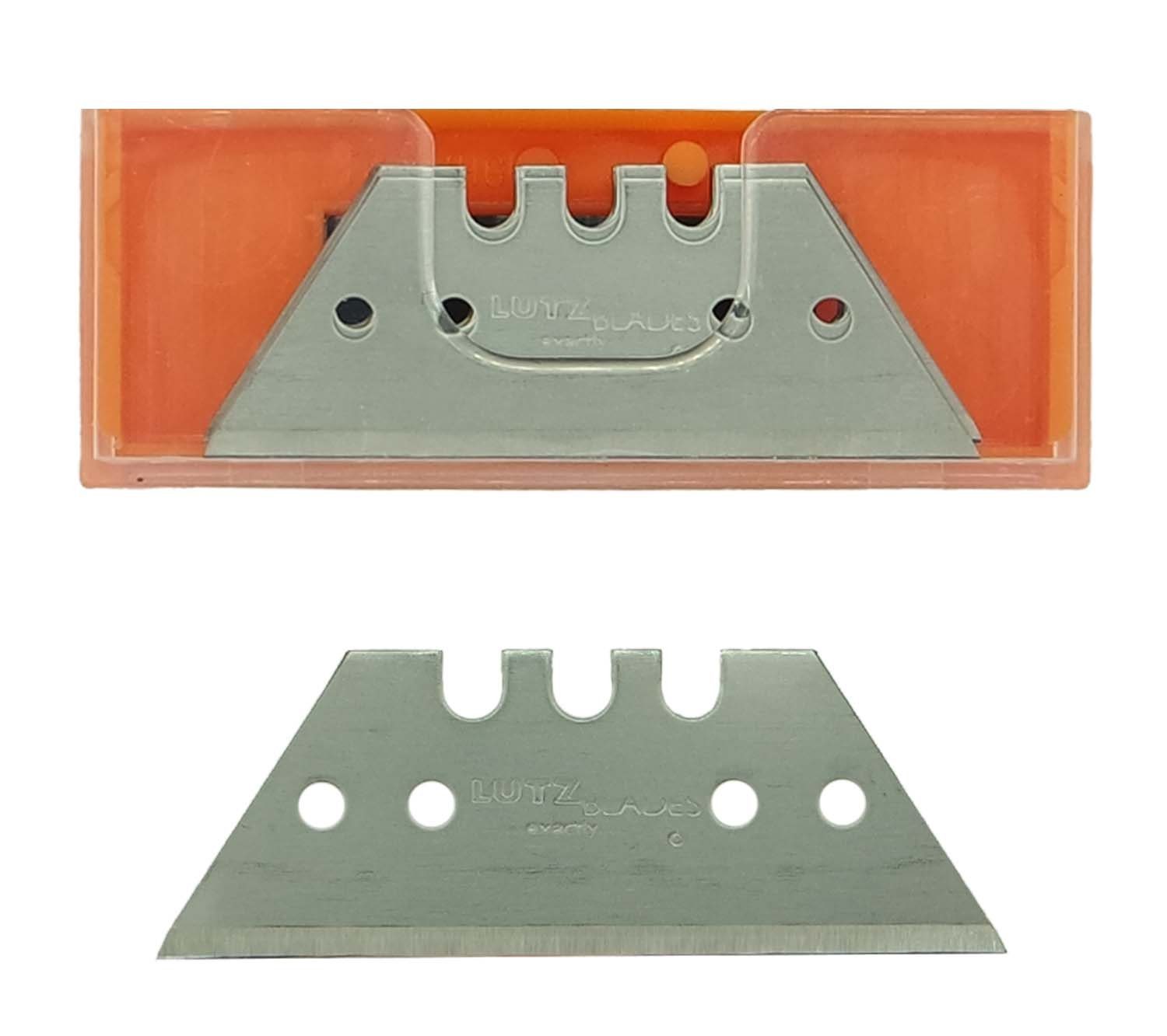 varivendo Messerklinge Trapez-Ersatzklingen grün 10 Stück 0,65mm (Set, 10-St., Trapez-Ersatzklingen), trapezklingen teppichmesserklinge teppichmesser klingen cutterklinge