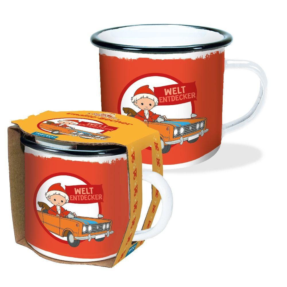 Trötsch Verlag Tasse Unser Sandmännchen - Emaillebecher Weltentdecker (6er-VE)