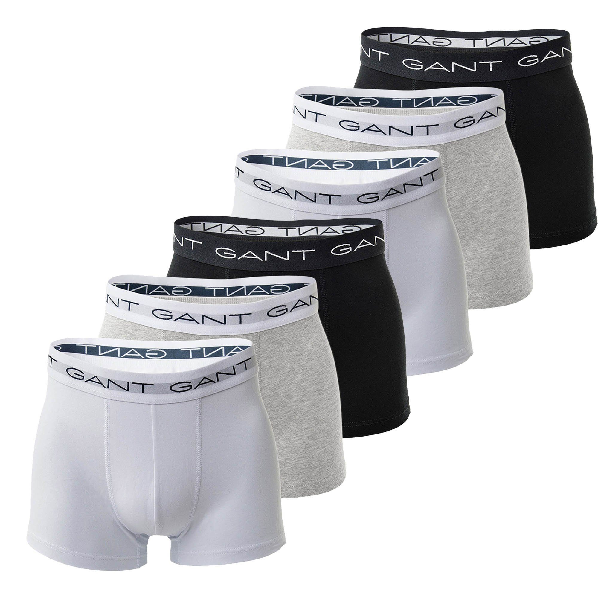 Gant Boxer Herren Boxershort 6er Pack Baumwolle (Packung, 6er Pack)