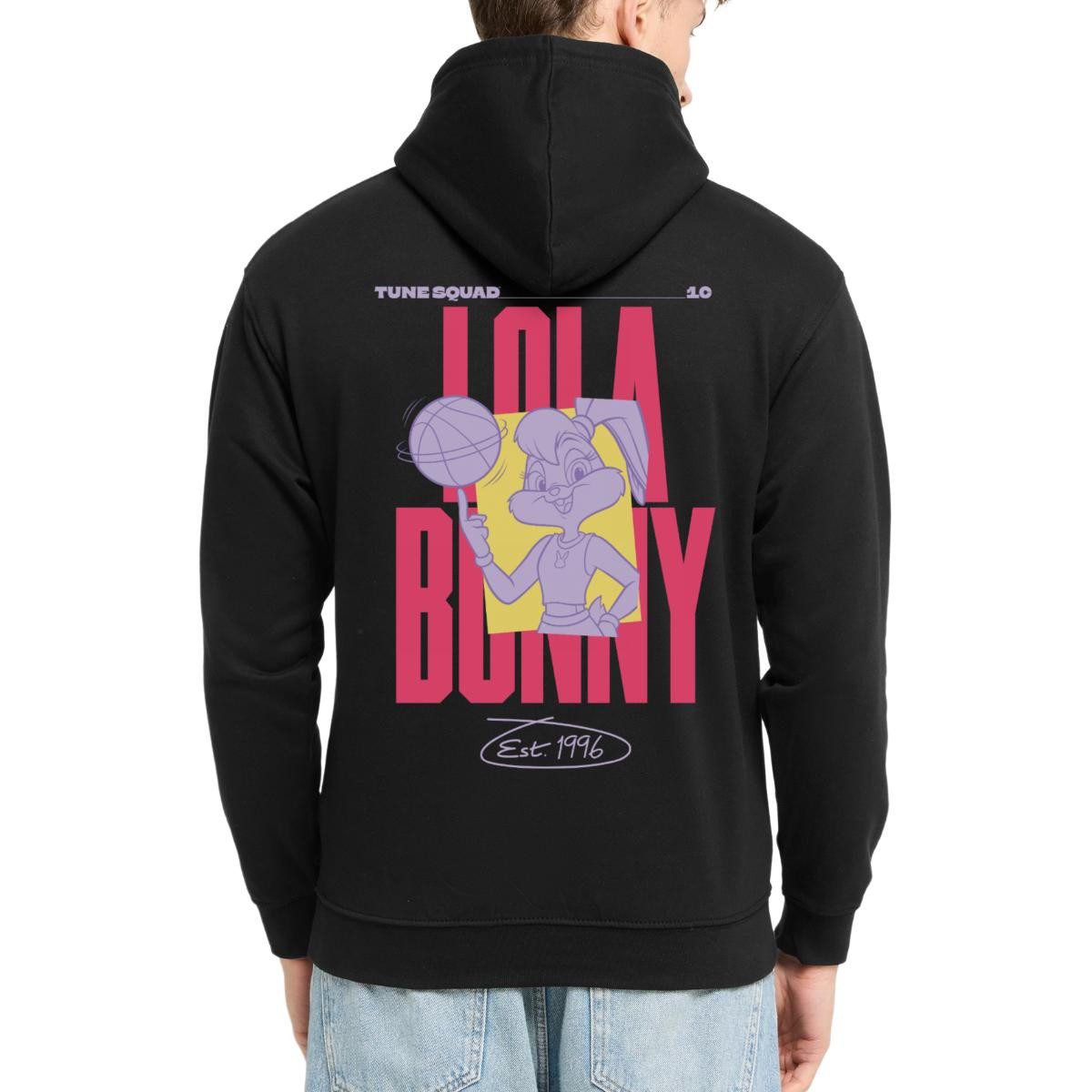 Spreadshirt Hoodie Looney Tunes Lola Bunny Mit Basketball Est. 1996 Unisex Hoodie (1-tlg)