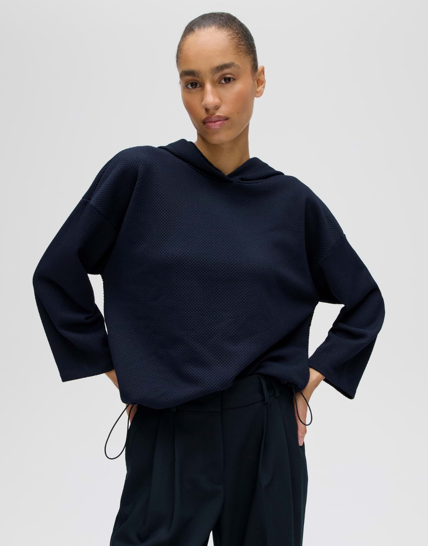 OPUS Hoodie Hoodie aus Baumwoll Mix Loose Fit Vielseitig kombinierbar für casual Looks