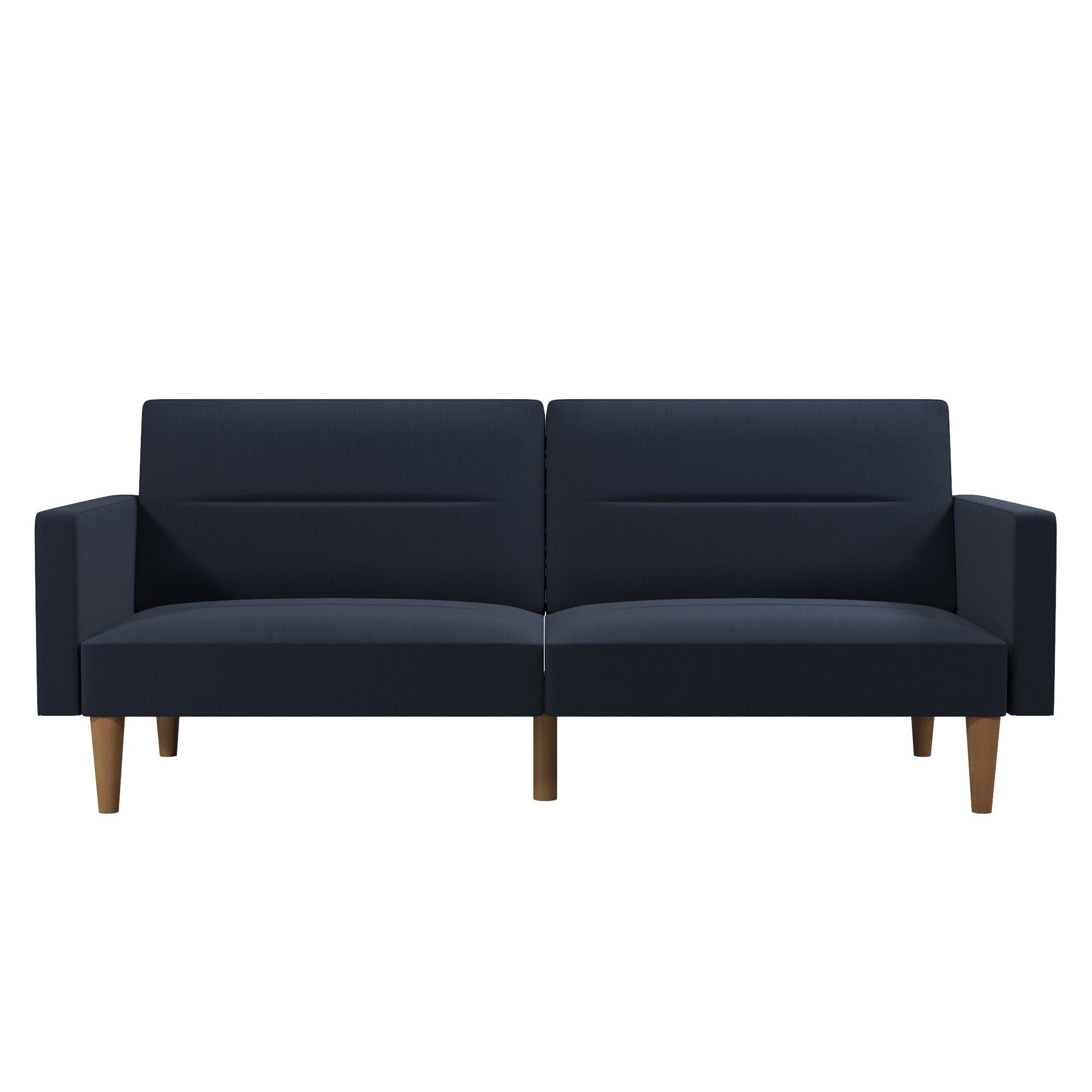 loft24 Sitzhöhe cm Leinenstoff, Bezug Schlafsofa Mainstays, 40,5 aus navy