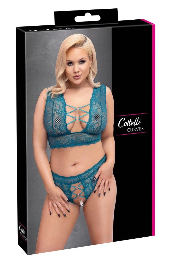 Cottelli Collection Cottelli CURVES Set: Halbschalen-BH Cottelli CURVES - Set - (2XL,3XL,4XL,XL)