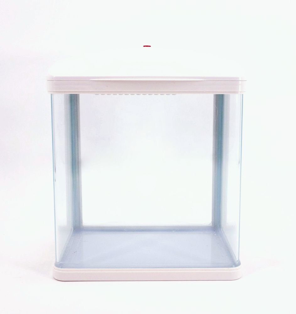 Aquaone Aquarien-Set Hr-230 weiß inklusive Dekoration Nano Aquarium Komplettaquarium Filteranlage Nanoaquarium Set Filter Beleuchtung
