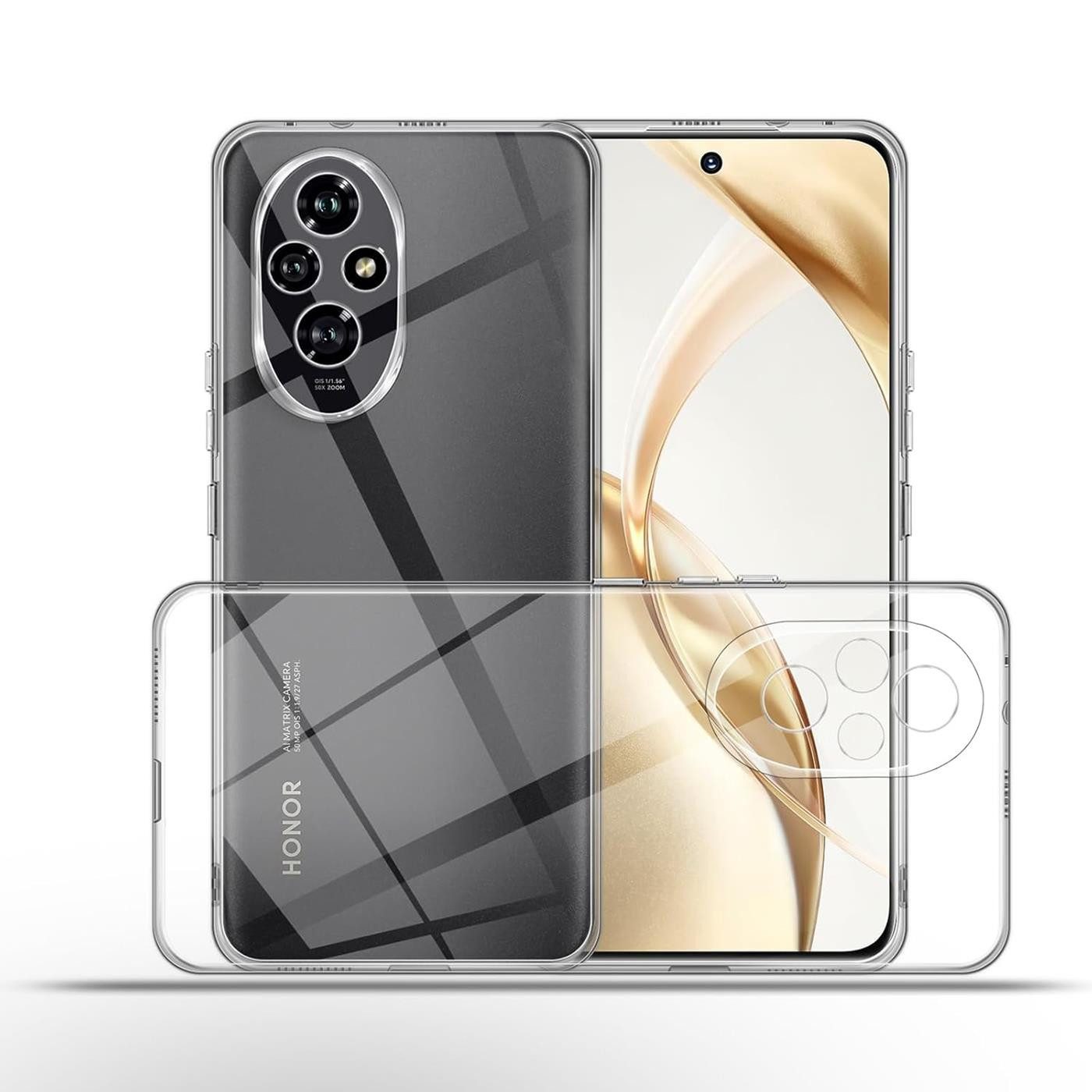 CoolGadget Handyhülle Transparent Ultra Slim Case für Honor 200 6,7 Zoll, Silikon Hülle Dünne Schutzhülle für Honor 200 Hülle – Bild 2 von 5