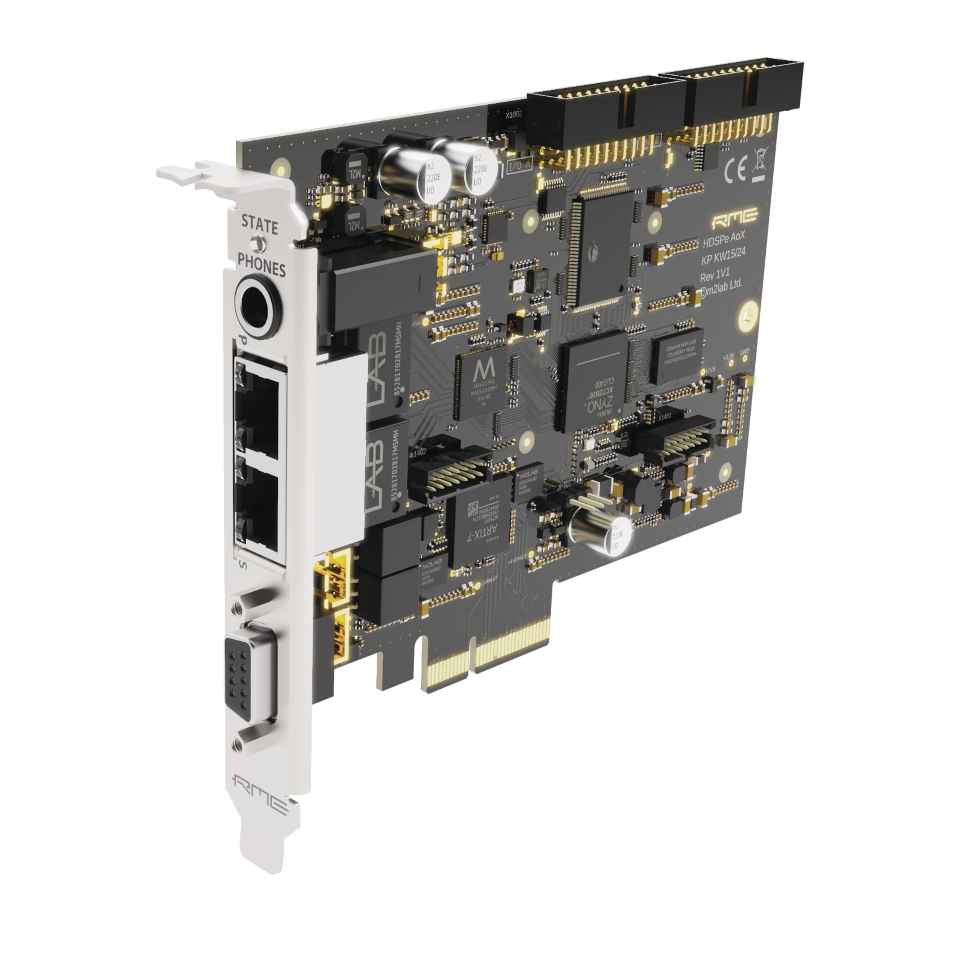 Audio-RME Digitales Aufnahmegerät (HDSPe AoX-M - PCIe Soundkarte)