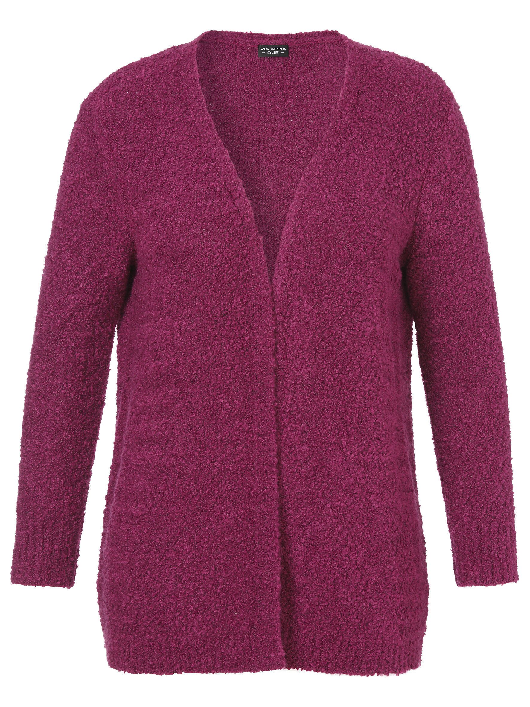 VIA APPIA DUE Cardigan in weicher, warmer Bouclé-Qualität günstig online kaufen