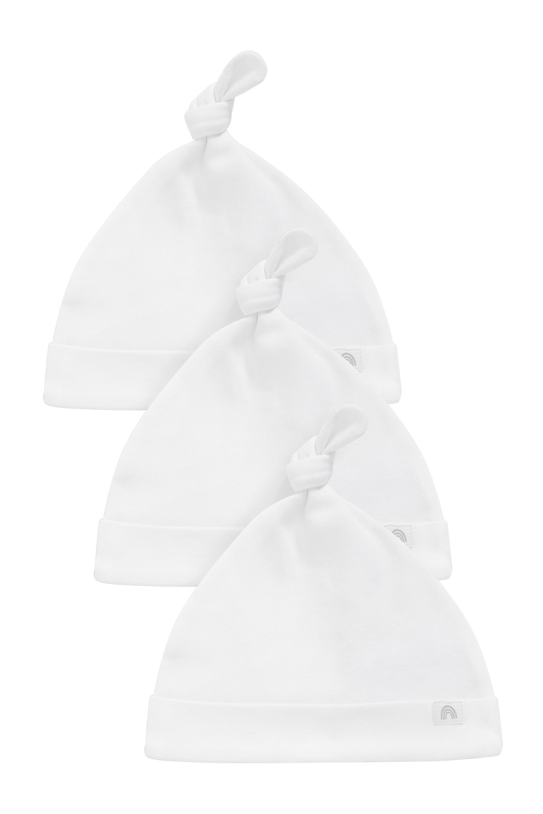 Next Erstlingsmütze 3er-Pack Baby-Knotenmützen (3-St)