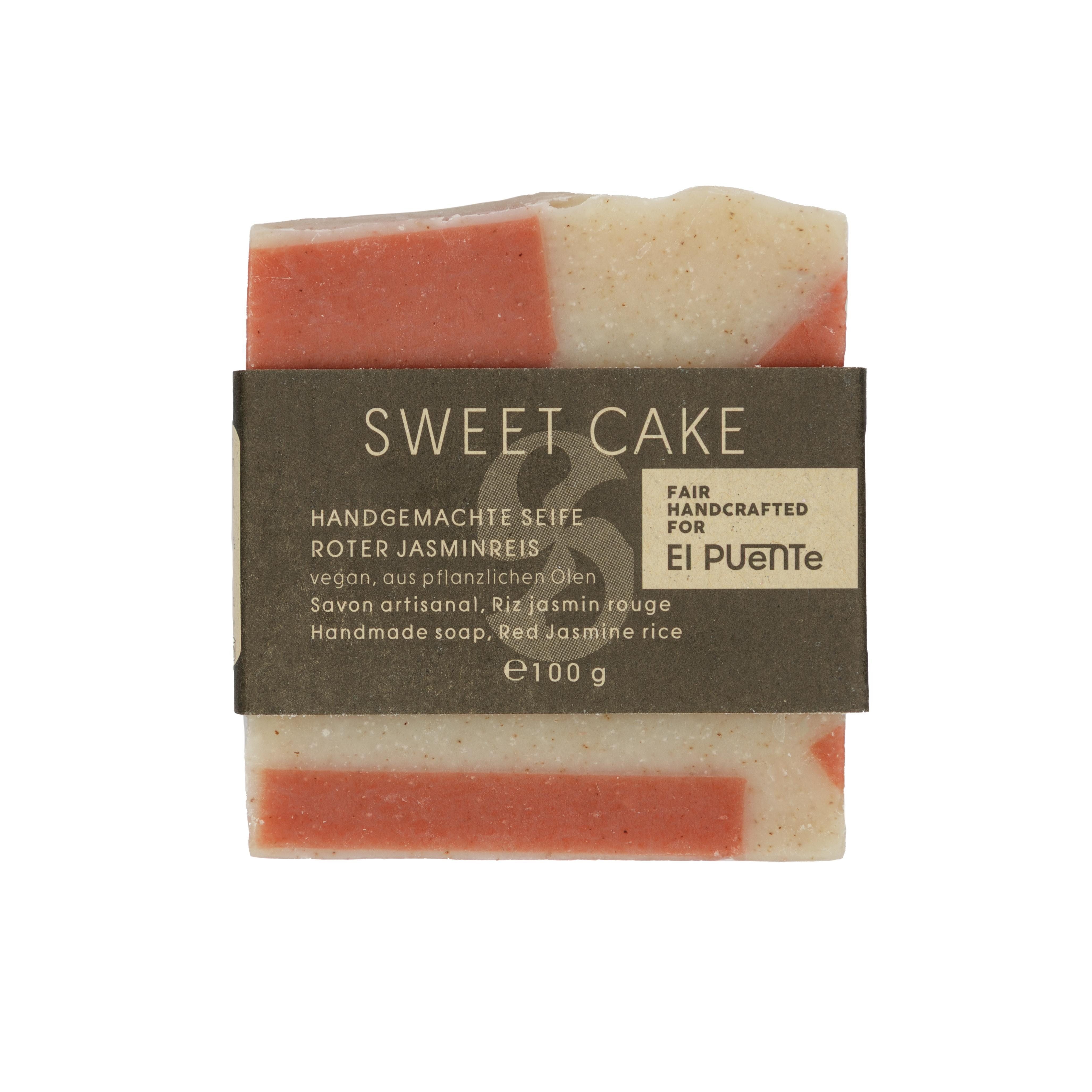 El Puente Handseife Seife "Sweet Cake", Vegan, Handmade