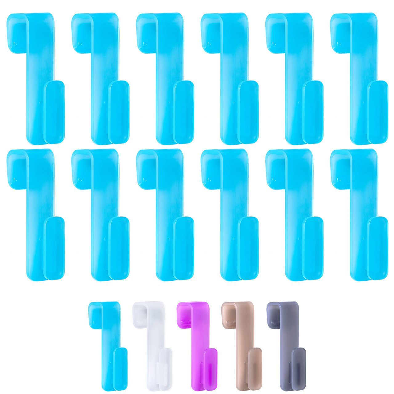 Kleiderhaken 12x WELLGRO Rundheizkörperhaken - Top Qualität MADE IN GERMANY