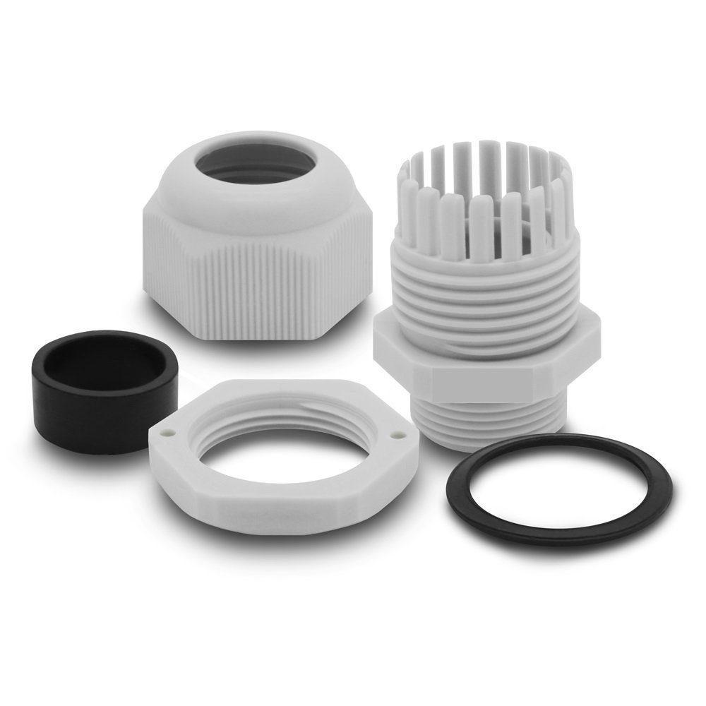 ARLI Kabeldurchfuhr Kabelverschraubung IP68 grau M12 M16 M20 M25 -, 40-tlg., 40er Set