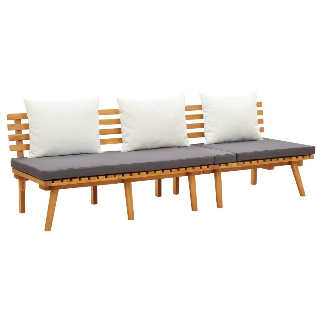 vidaXL Sofa Garten-Tagesbett 200x65 cm Massivholz