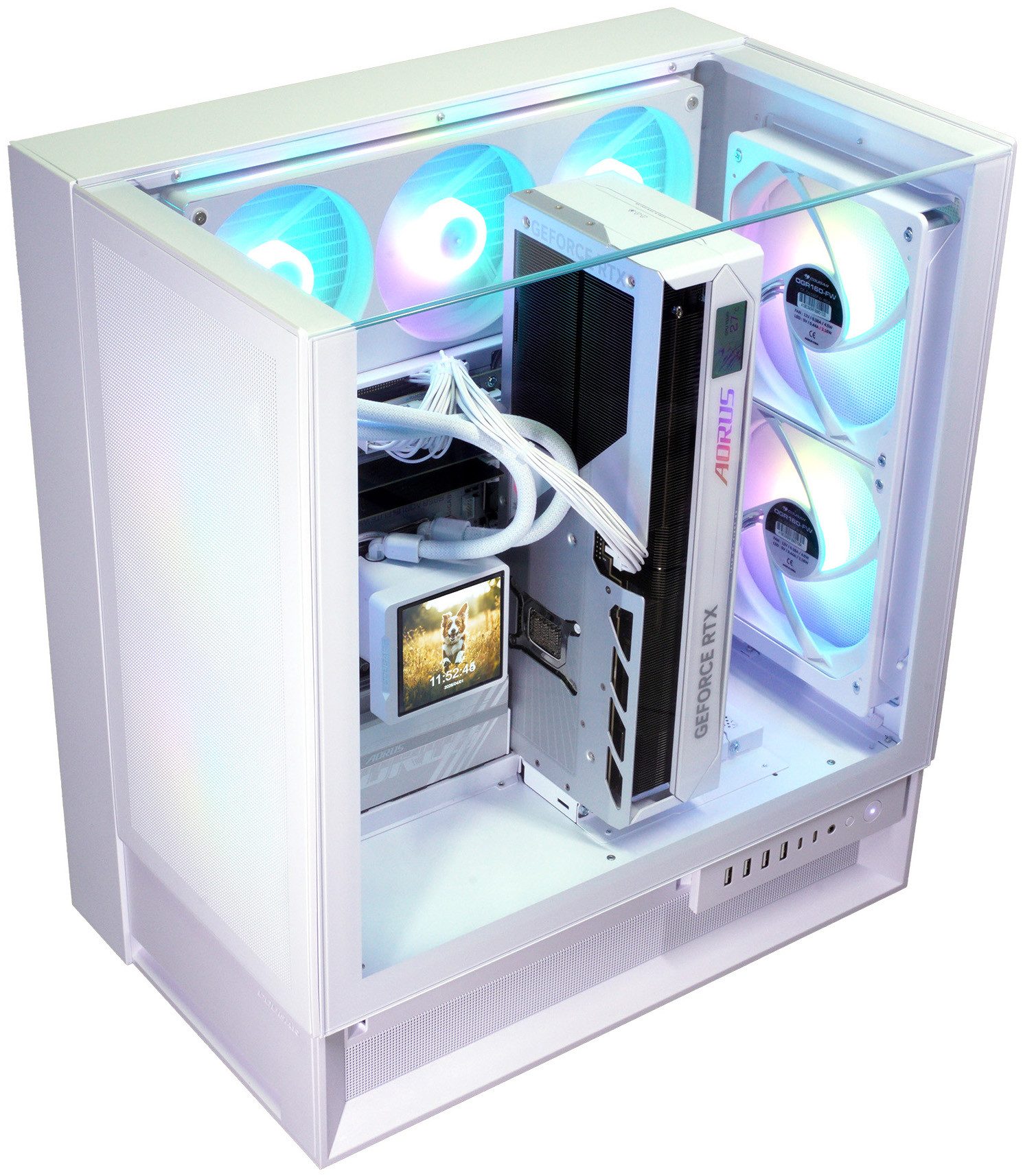 Cougar OmnyX WT 8059 AMD Ryzen 7 9700X 32GB DDR5 2TB SSD RTX 5080 Gaming-PC (AMD Ryzen 7 9700X, RTX 5080, 32 GB RAM, 2000 GB SSD, Wasserkühlung, Windows 11, DDR5 RAM, Wasserkühlung)