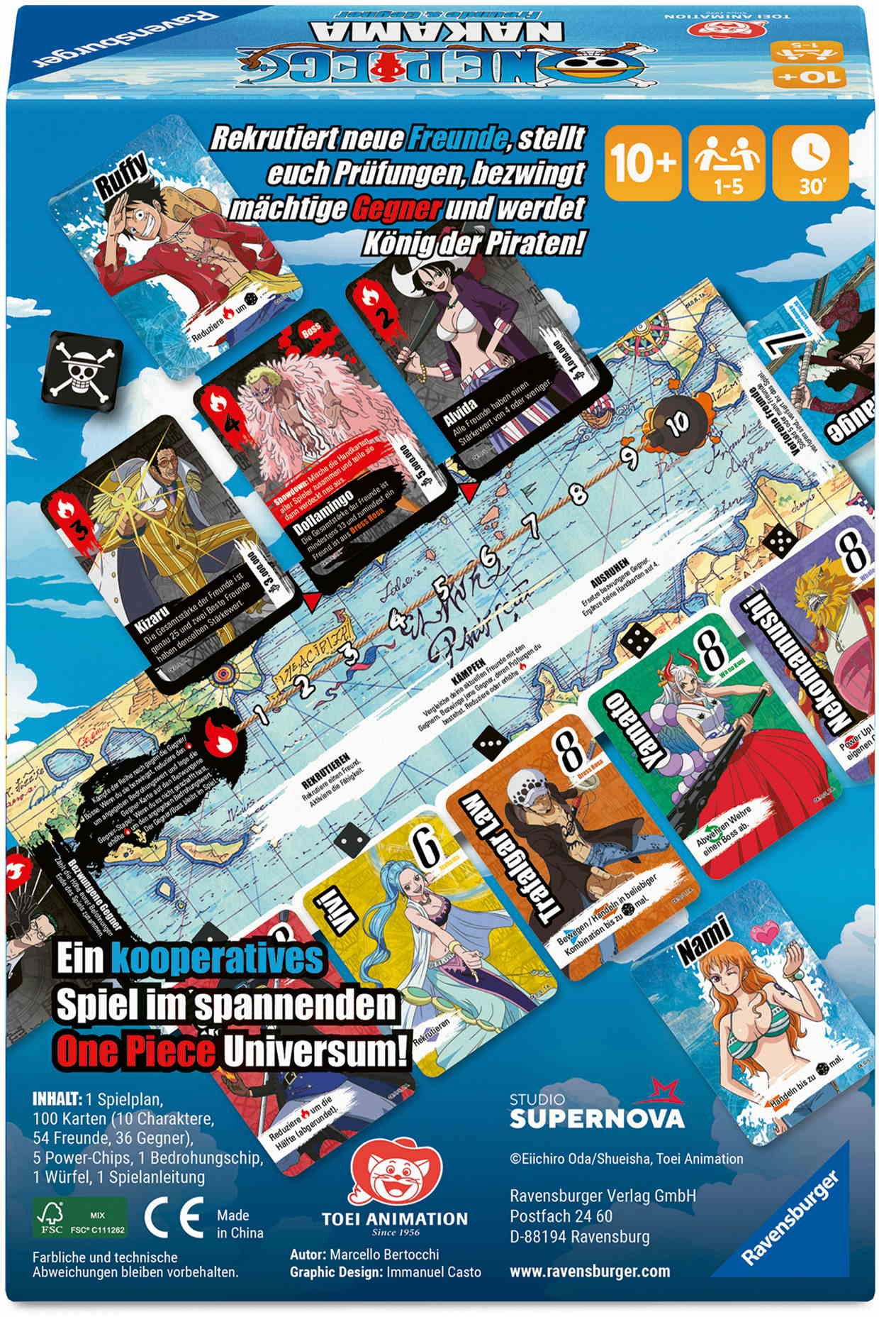 Ravensburger Spiel Familienspiel Strategiespiel One Piece Nakama 24869