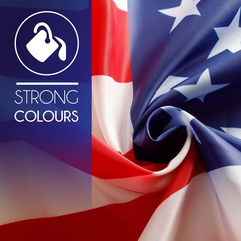 AZ FLAG Amerikanische Jungferninseln Flagge - 90x60 Cm Außenflagge Mit Ringen