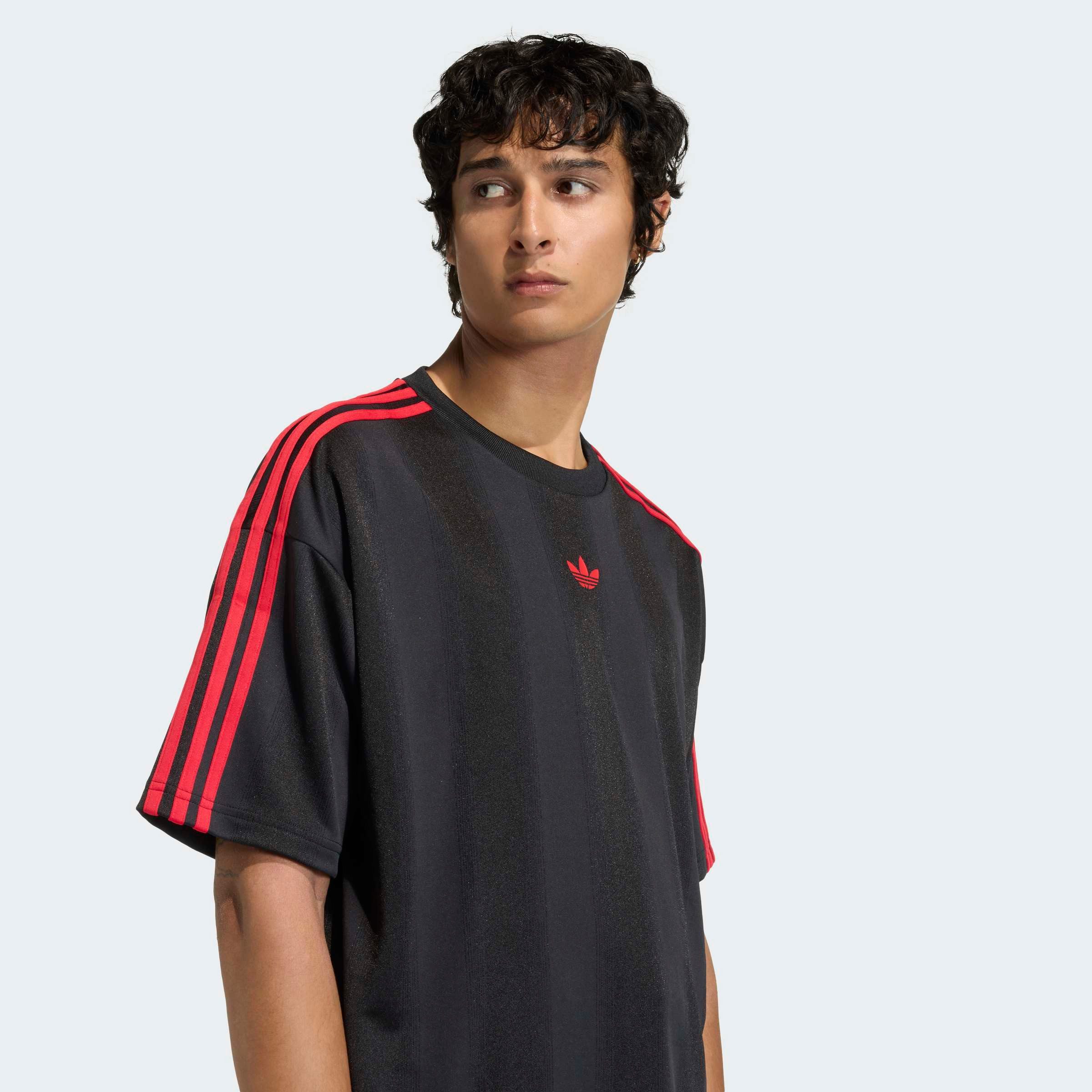 adidas Originals T-Shirt ADIDAS ADICOLOR JACQUARD TRIKOT lockere Passform, günstig online kaufen