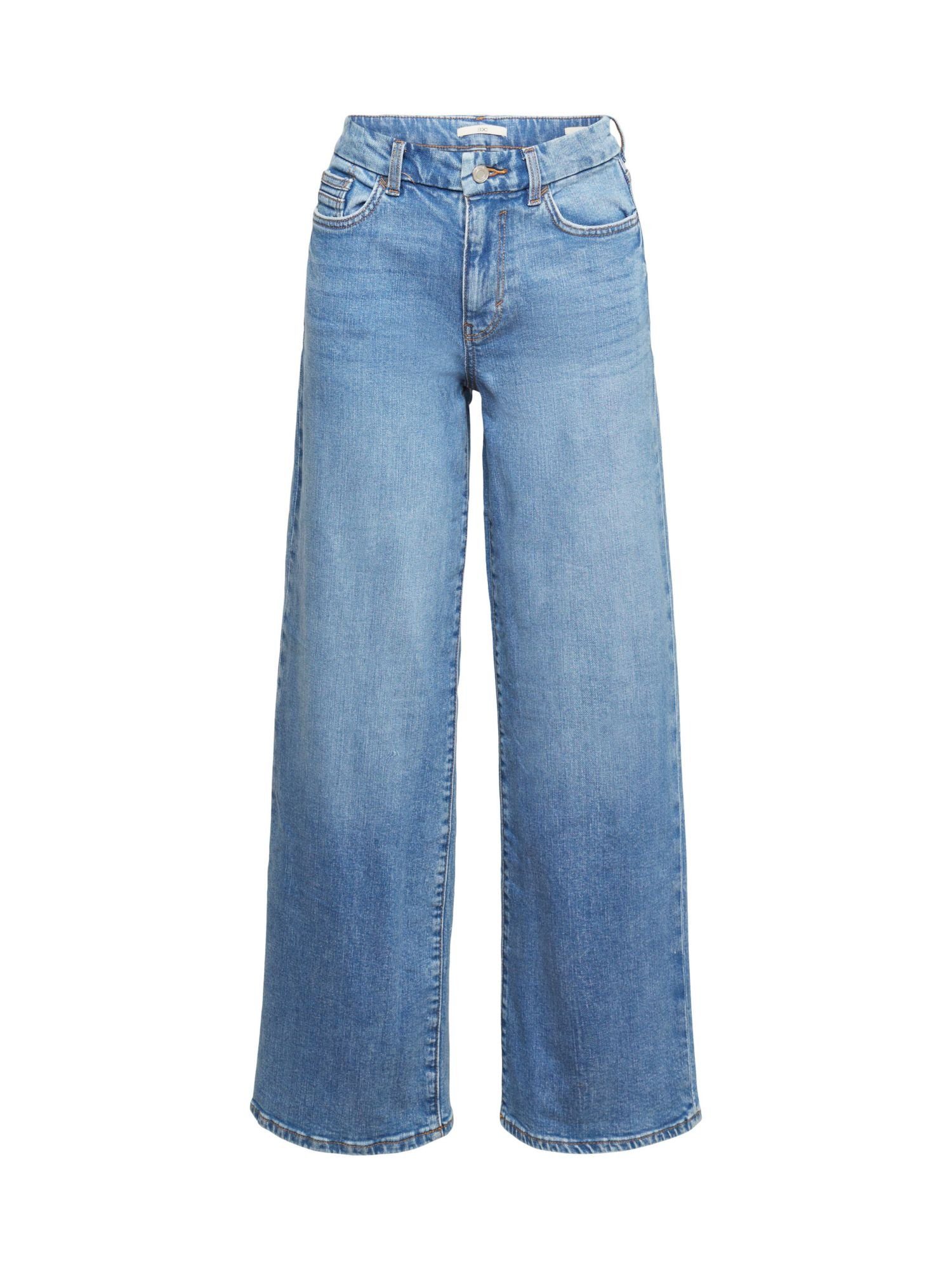 edc by Esprit Straight-Jeans Jeans mit weitem Bein