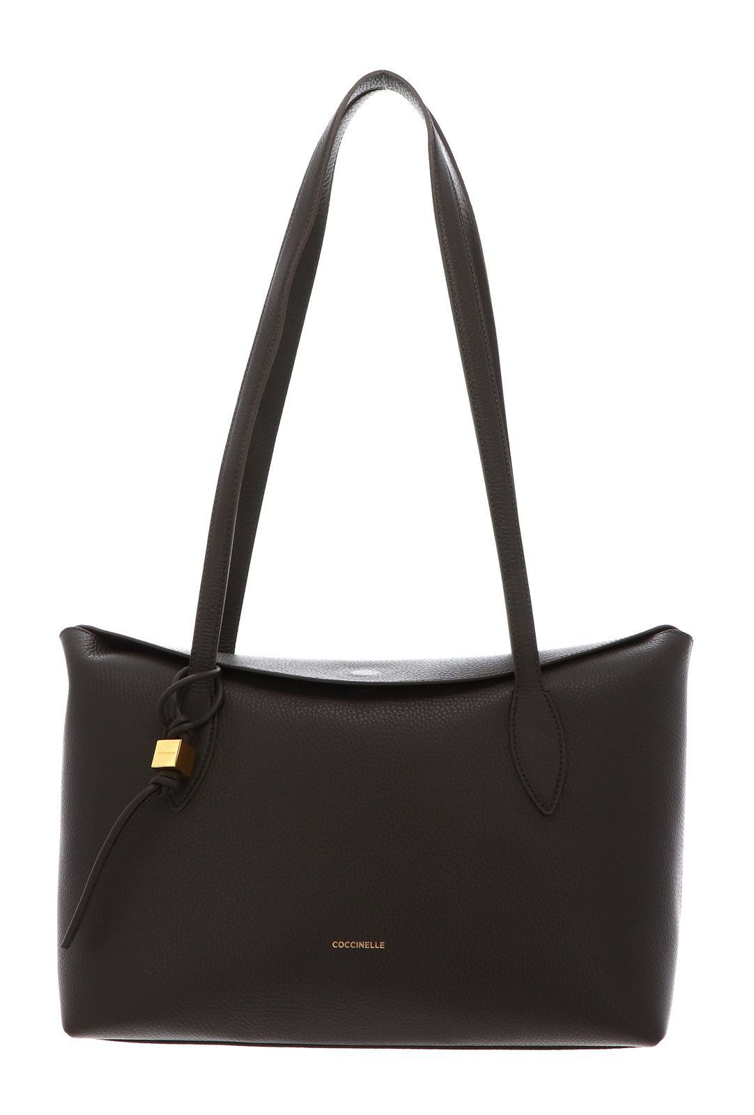 COCCINELLE Schultertasche Handbag Grained Leather, aus echtem Rindsleder