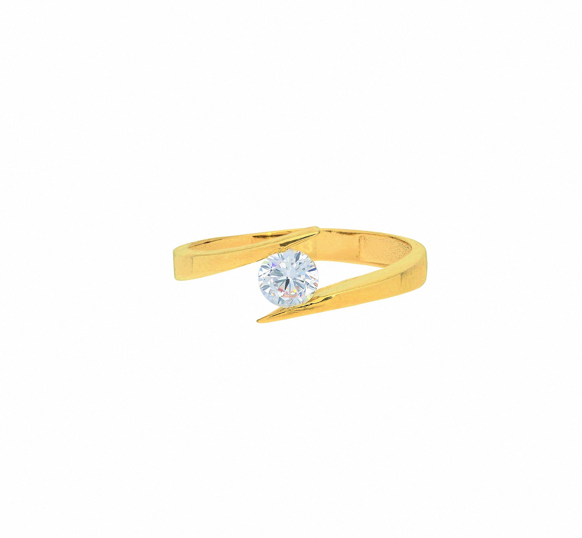 Solitärring Solitärring 333 Gold (8K) mit Zirkonia