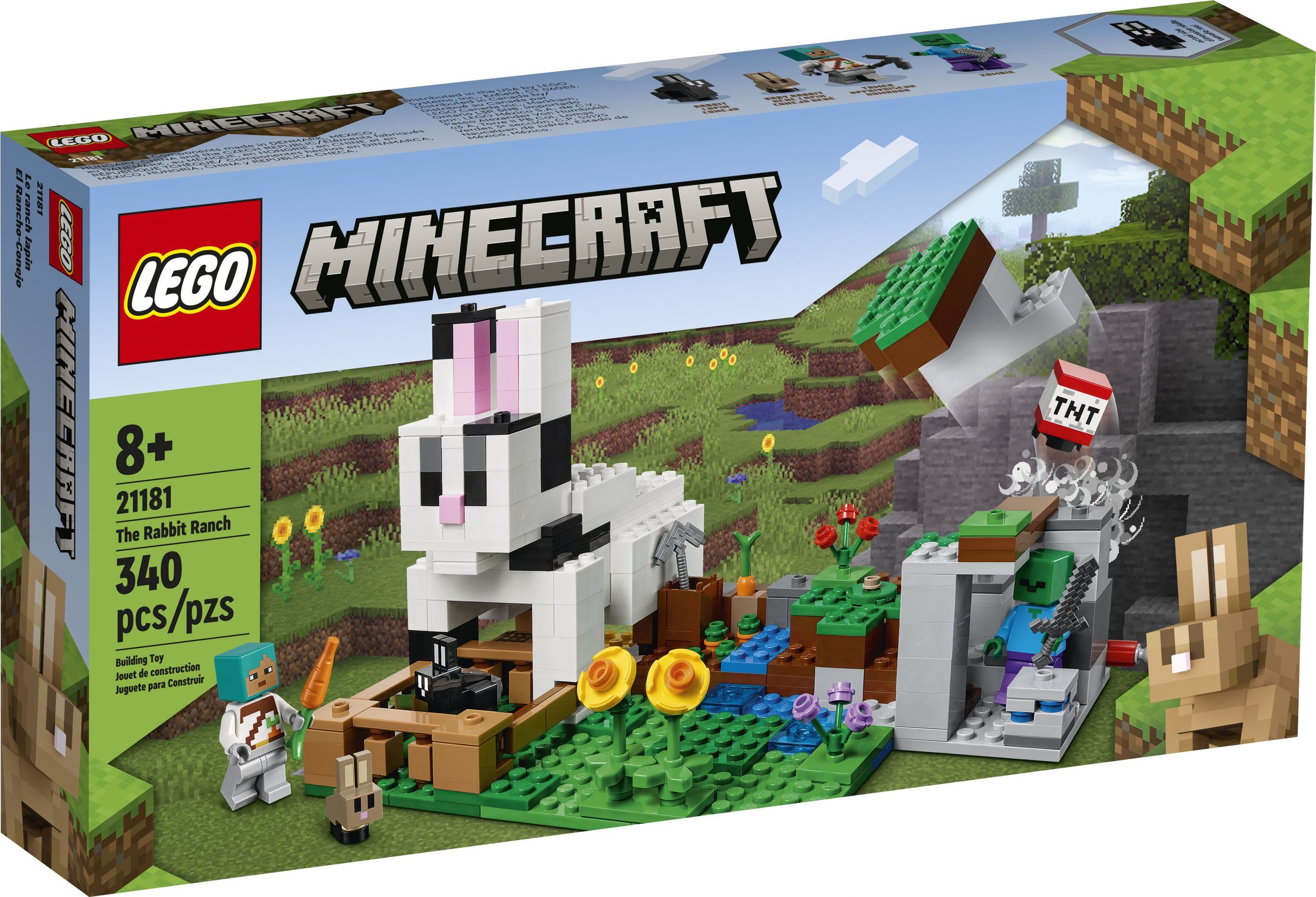 LEGO® Minecraft Die Kaninchenranch - 21181 NEU! Teile 340x Spielbausteine