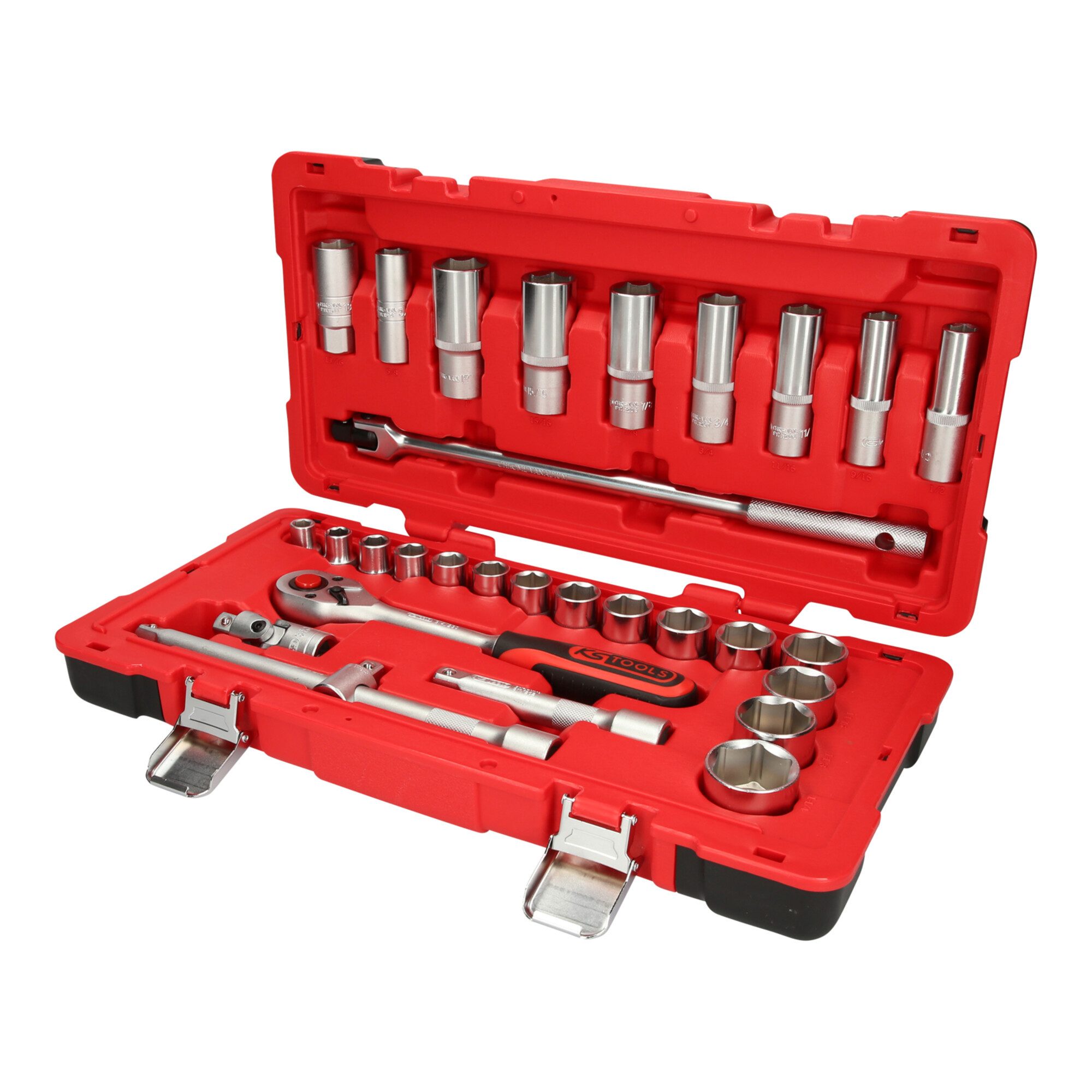 KS Tools Steckschlüssel KS Tools 1/2" Steckschlüssel-Satz, 30-tlg.