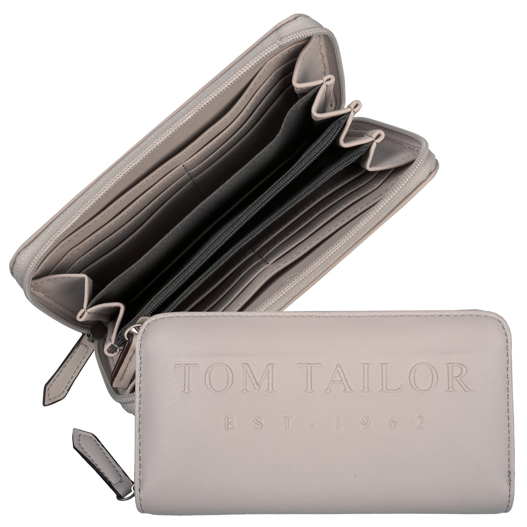 zip hellgrau Geldbörse Long TOM wallet Teresa TAILOR
