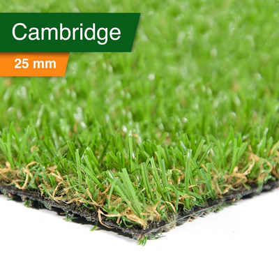 Kunstrasen »Cambridge, Rasenteppich erhältlich in vielen Größen, Rasen«, casa pura, Höhe 25 mm, mit Drainagefunktion
