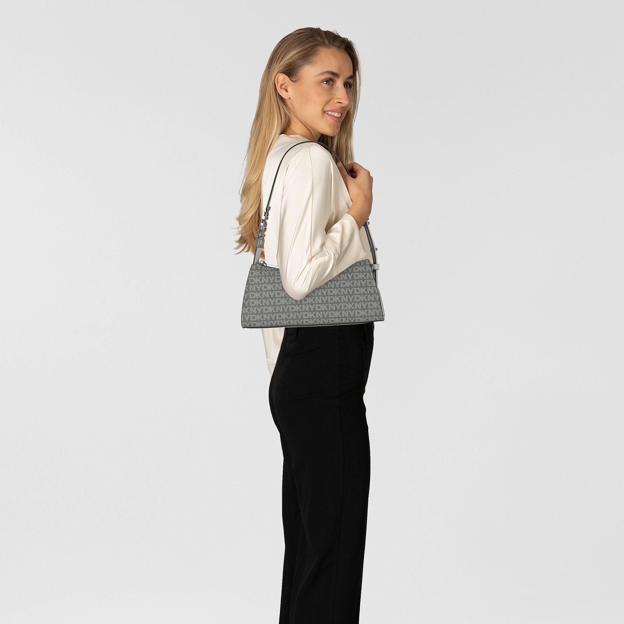 DKNY Schultertasche Avril, Polyurethan