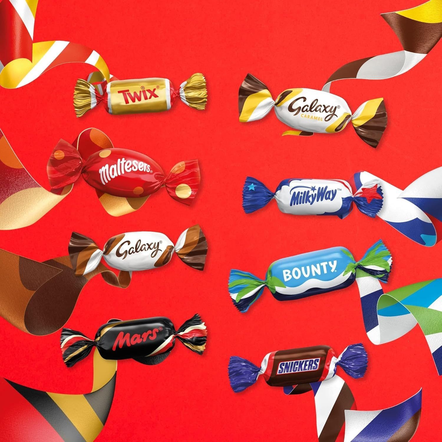 Mars GmbH Süßigkeit CELEBRATIONS 3x 1,435kg, Mini Schokoriegel, Mars, Snickers, Twix, Schokolade