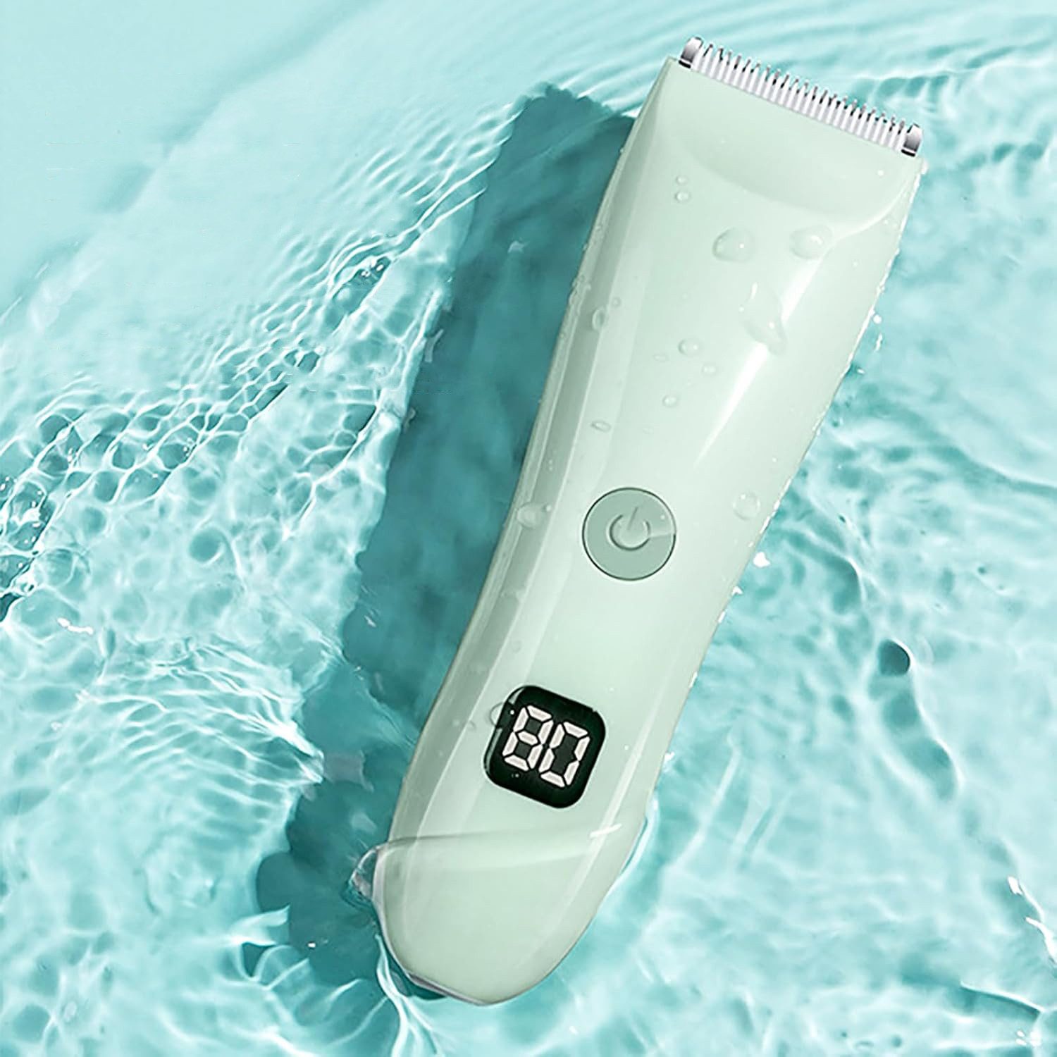 OKWISH Haarschneider Kabelloser Haartrimmer Schneidemaschine Set, mit LED Akkuanzeige, leiser Motor, Keramikklingen, für Bart Kopfhaar Kinderhaarschnitt, mit Aufsätzen und Zubehör