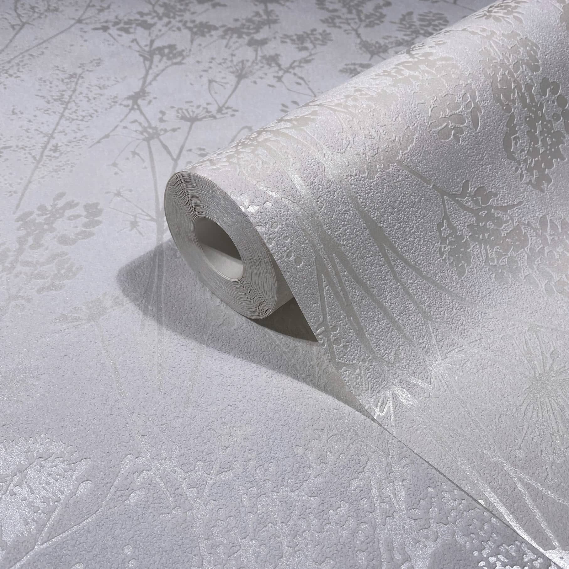 Marburg Vliestapete Tapete Light Garden, geprägt, floral, moderne Vliestape günstig online kaufen