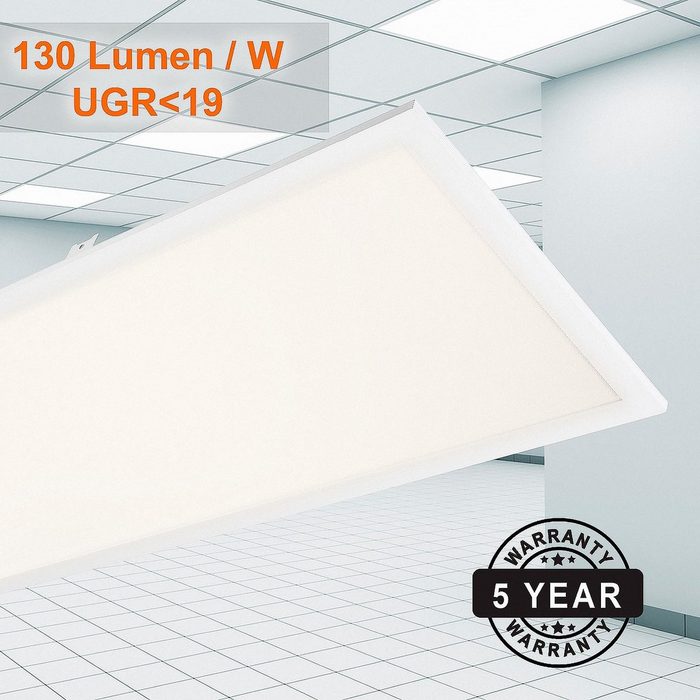 Mextronic Panel LED Einlegepanel 1195x295 40W (W) 840 Neutralweiß UGR19 dimmbar