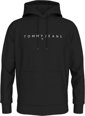 Tommy Jeans Plus Kapuzensweatshirt TJM REG LINEAR LOGO HOODIE EXT hoher Tragekomfort, Große Größen