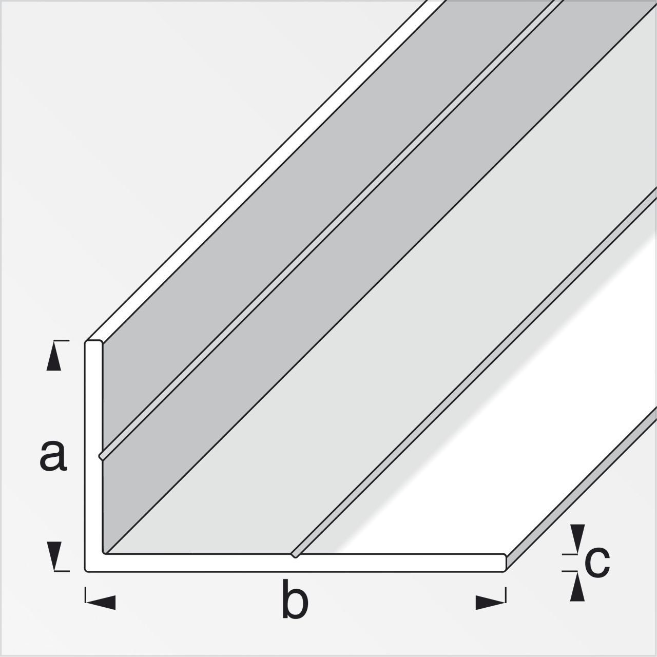 m, alfer roh 53.6 Winkelverbinder Winkel Aluminium alfer 2.5 29.5 x mm