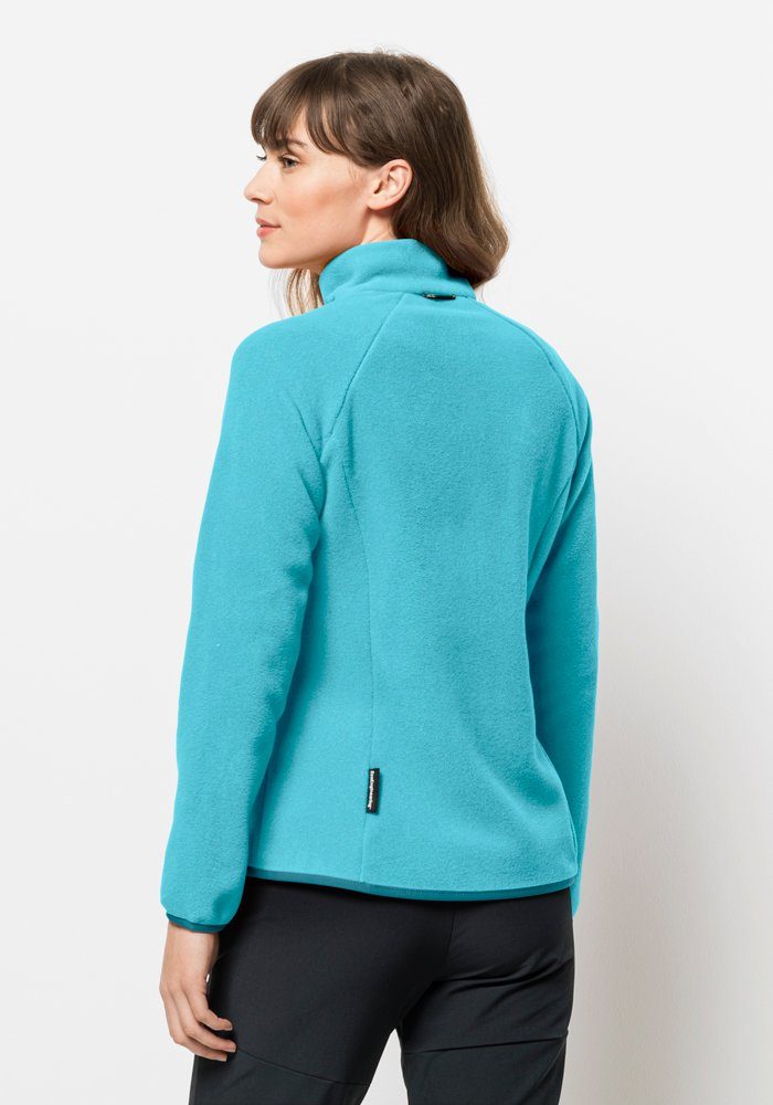 Fleecejacke MOONRISE Wolfskin blue-curacao FZ W Jack