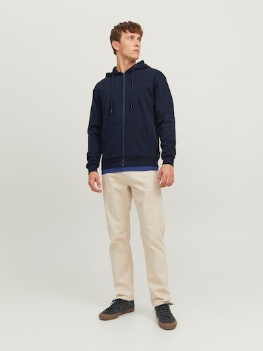 JJEBRADLEY NOOS Blazer & Jack SWEAT Jones Kapuzensweatjacke ZIP Navy HOOD