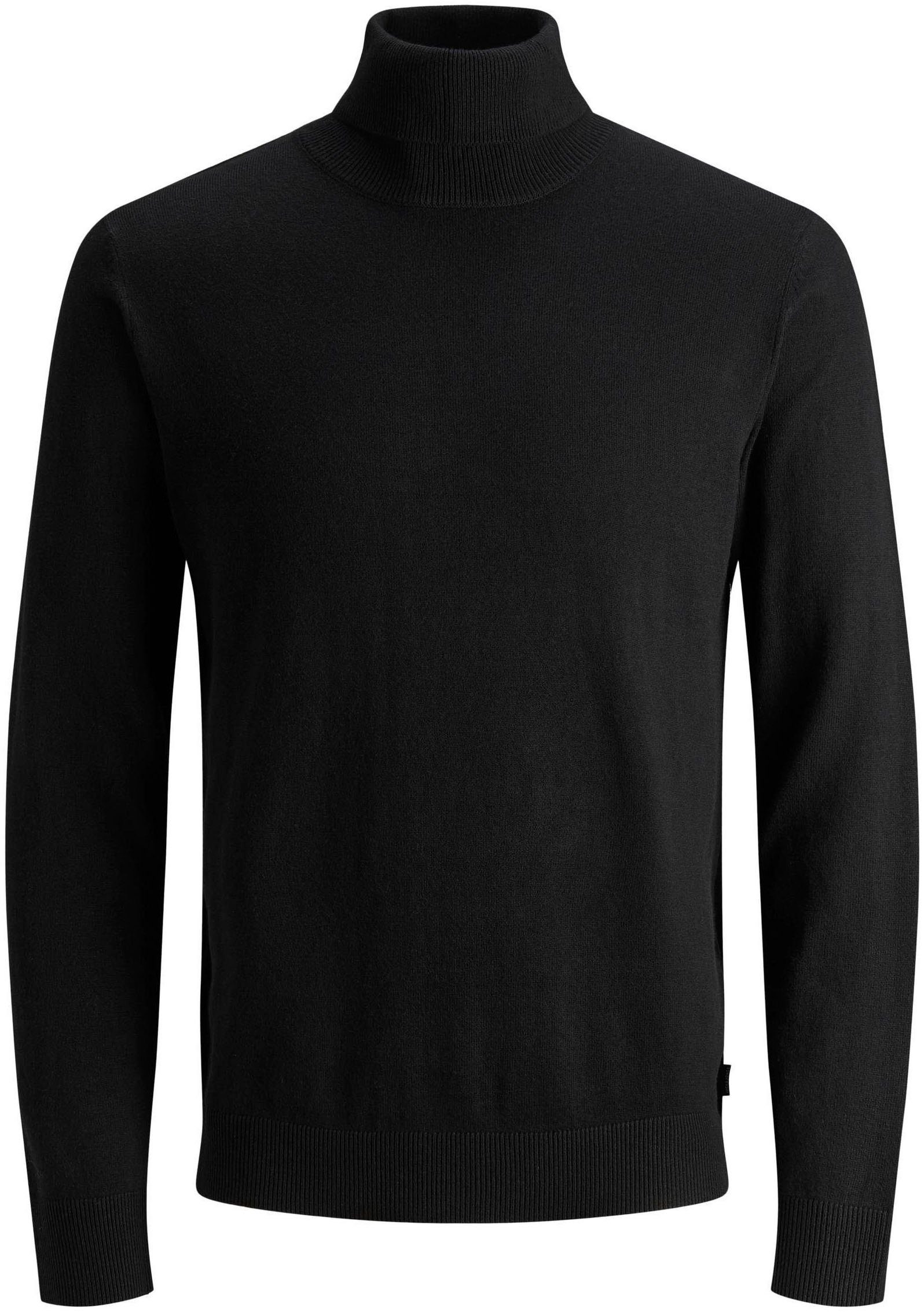 Jack & Jones Rollkragenpullover Black Emil Roll Knit