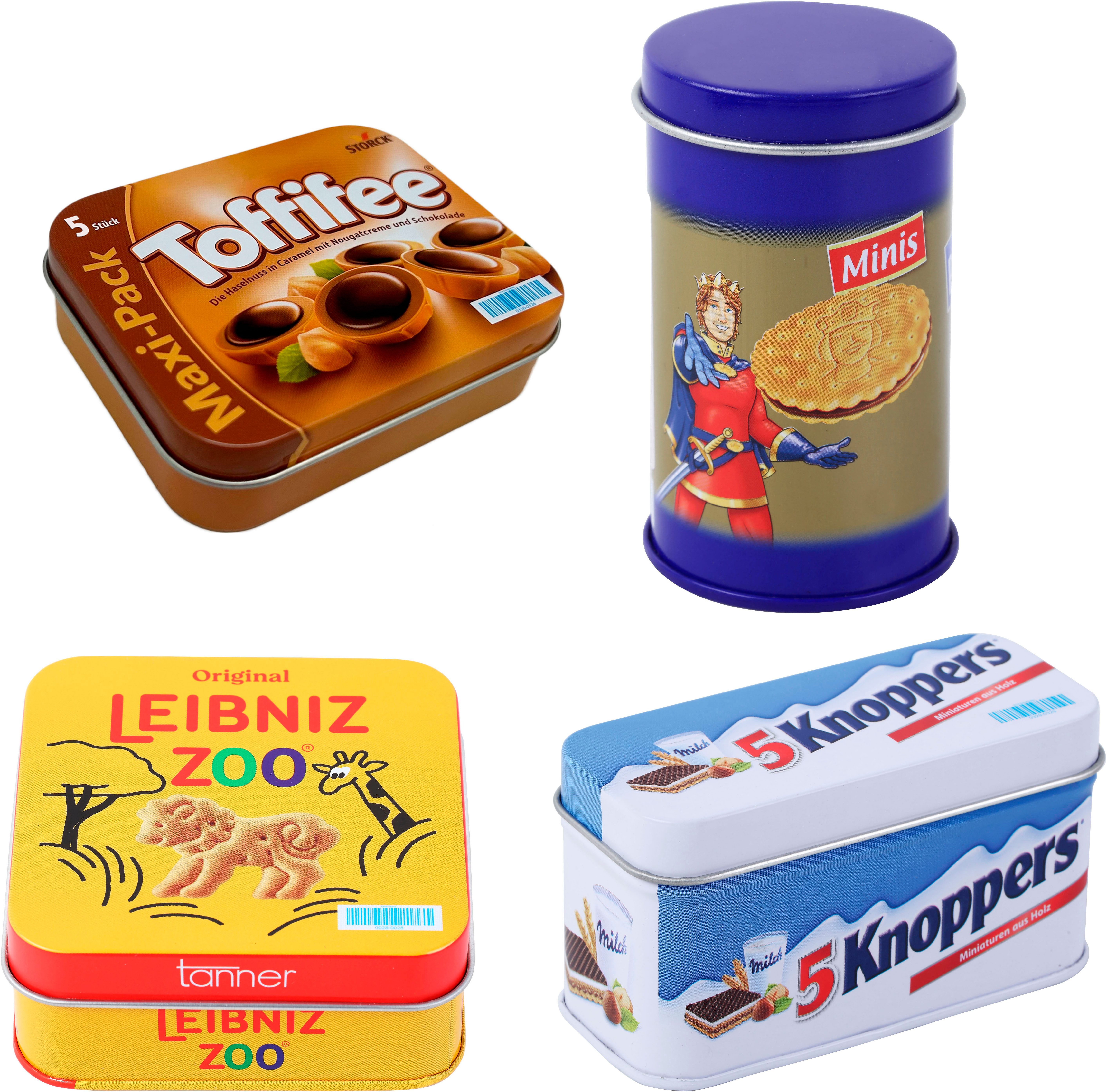 Tanner Kaufladensortiment Nasch Set mit 4 verschiedenen Produkten