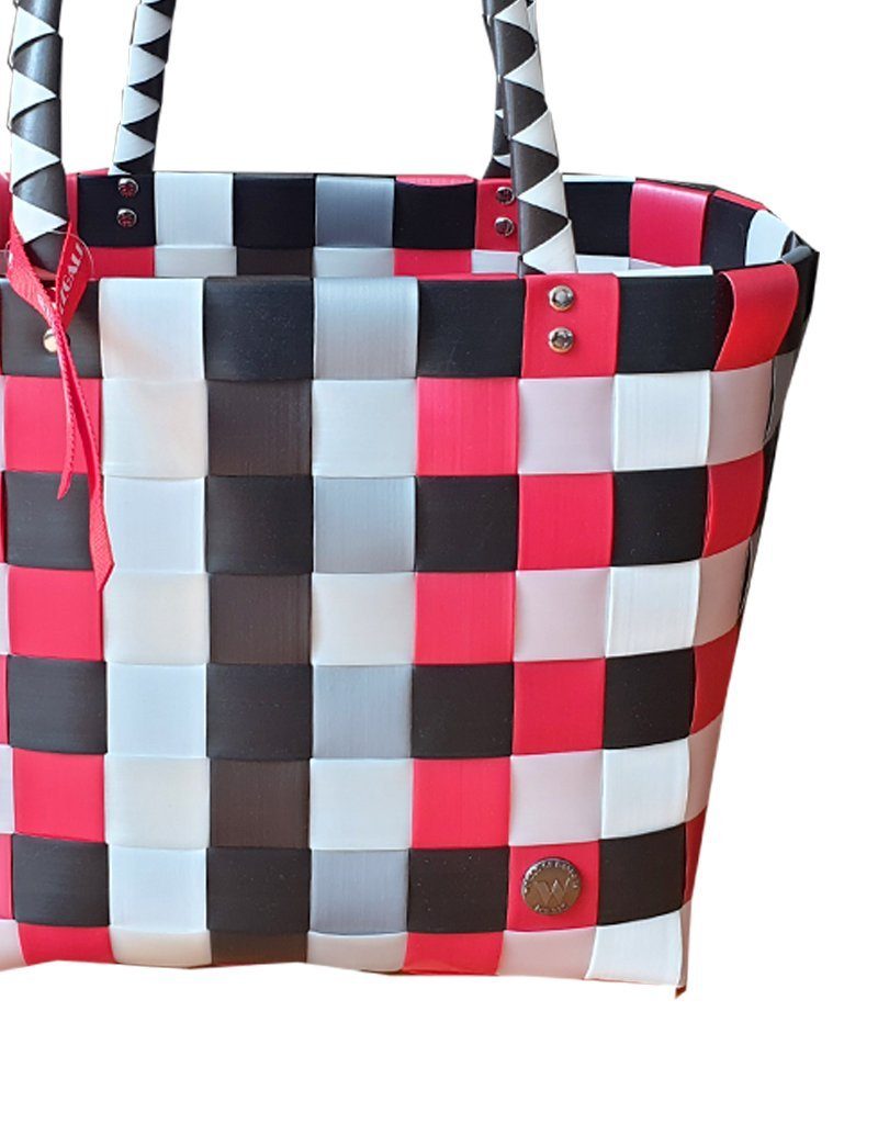 Witzgall ICE BAG Shopper Mini – 29x22x22 Cm, Aus Recyceltem Kunststoff Geflochten, Pflegeleicht