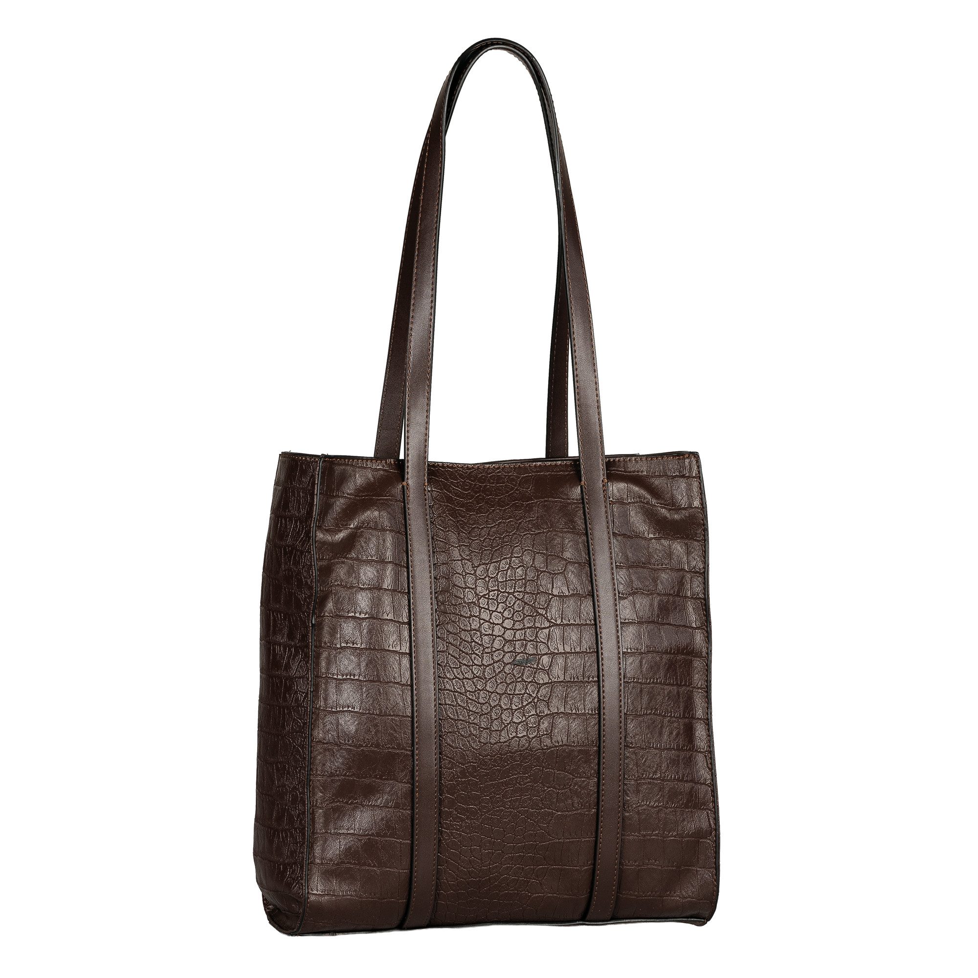 Gabor Shopper Elfie, Damen Schultertasche mit einem Logo Rubber Patch