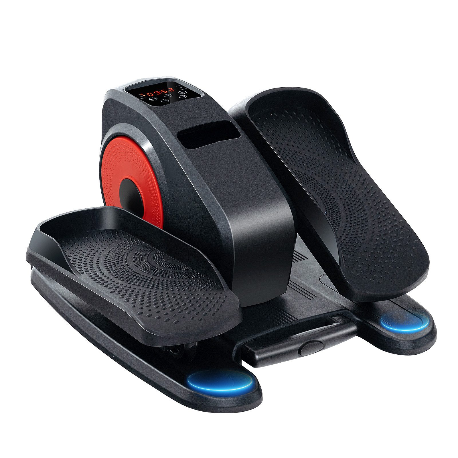 COSTWAY Ellipsentrainer, Mini-Stepper für Zuhause mit 5 einstellbare Geschwindigkeiten