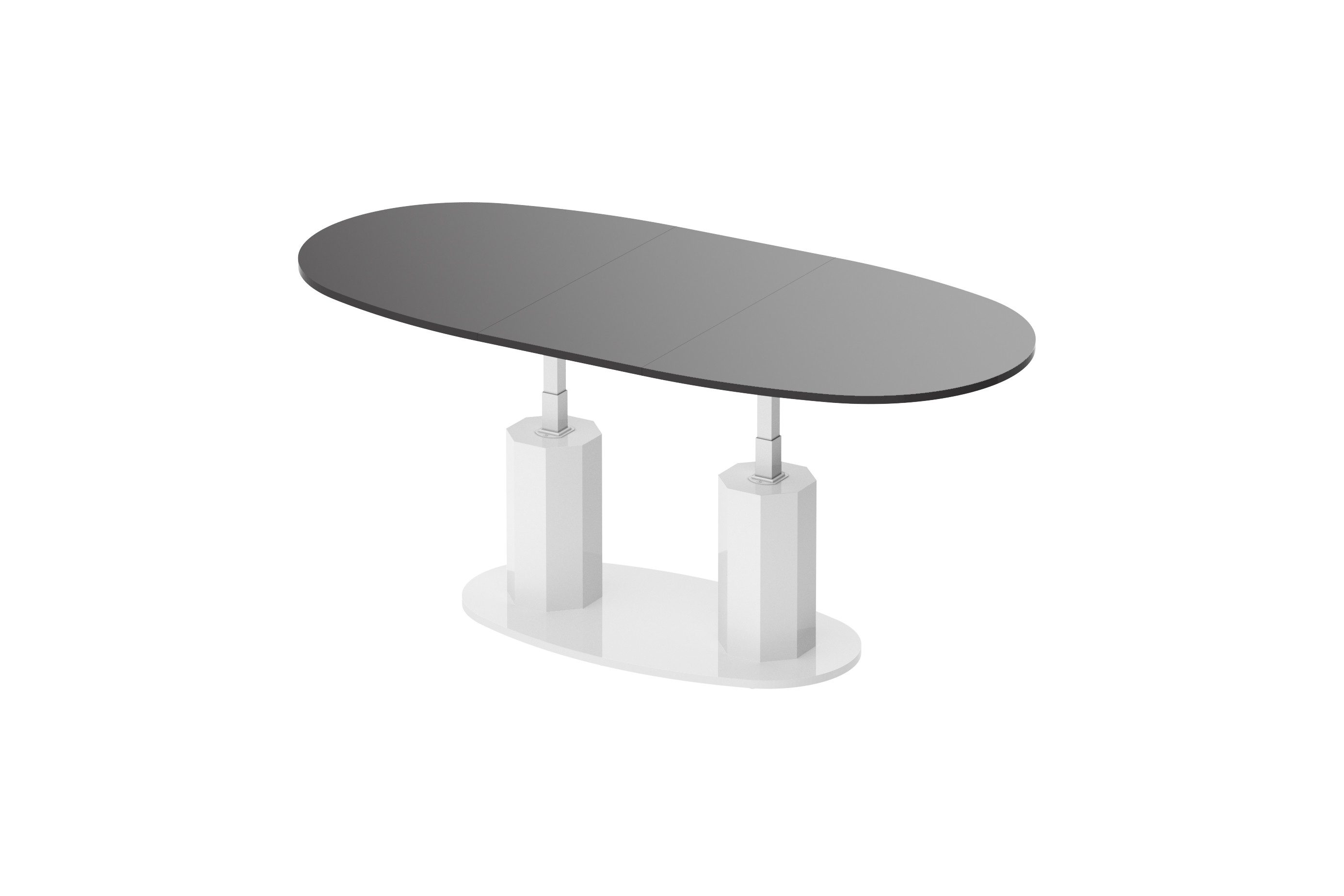 designimpex Couchtisch Design HBL-111 stufenlos höhenverstellbar günstig online kaufen